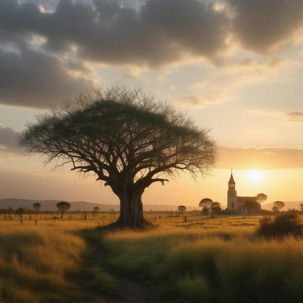 AI-created image of The Thorn Birds