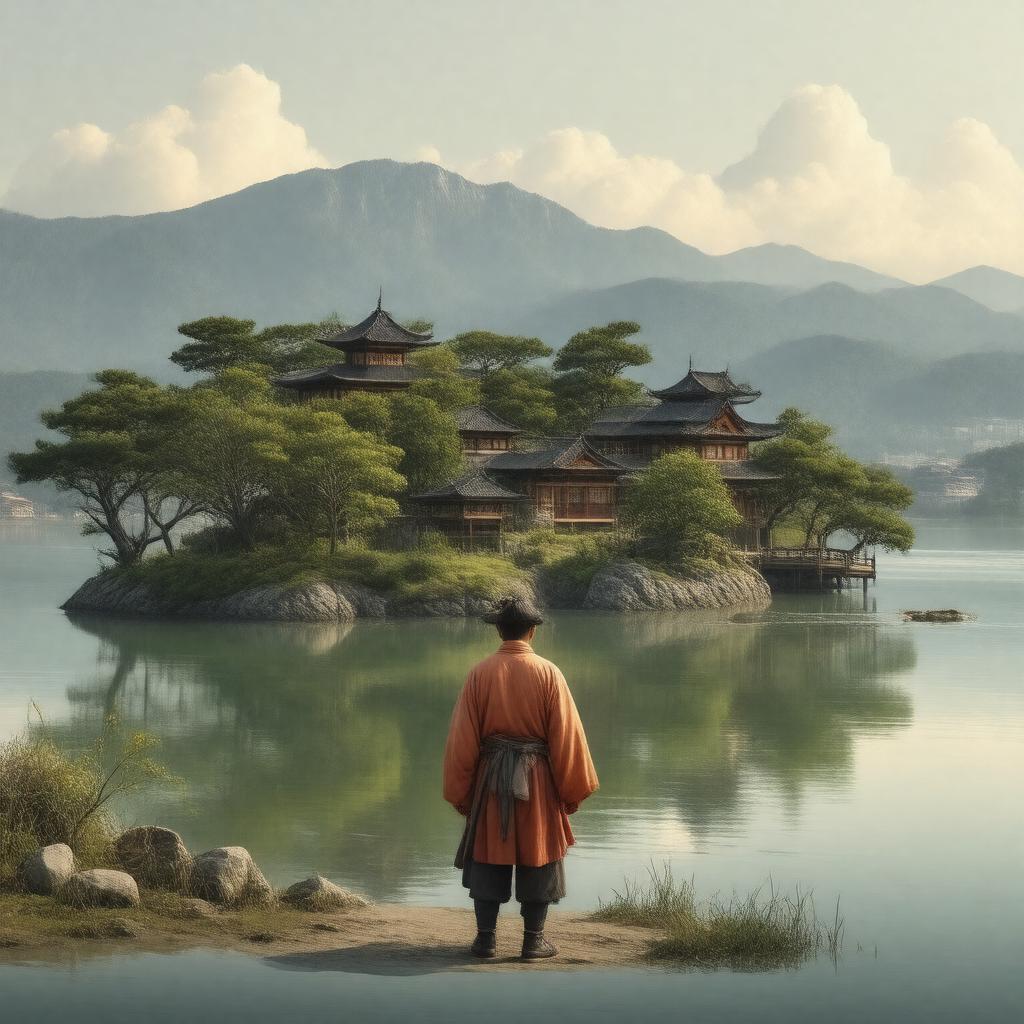 AI-created image of The Thousand Autumns of Jacob de Zoet