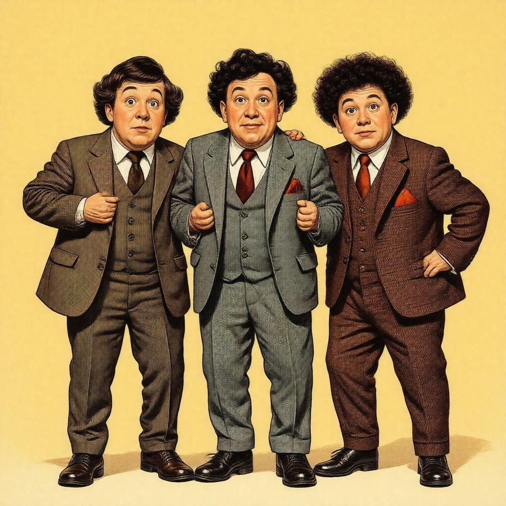 AI-created image of The Three Stooges