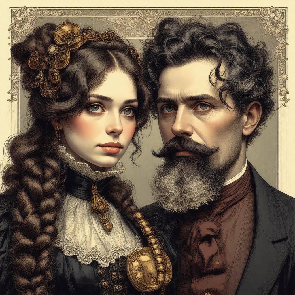AI-created image of The Thrilling Adventures of Lovelace and Babbage