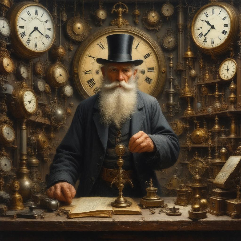 Click to view larger image AI-created image of The Time Keeper