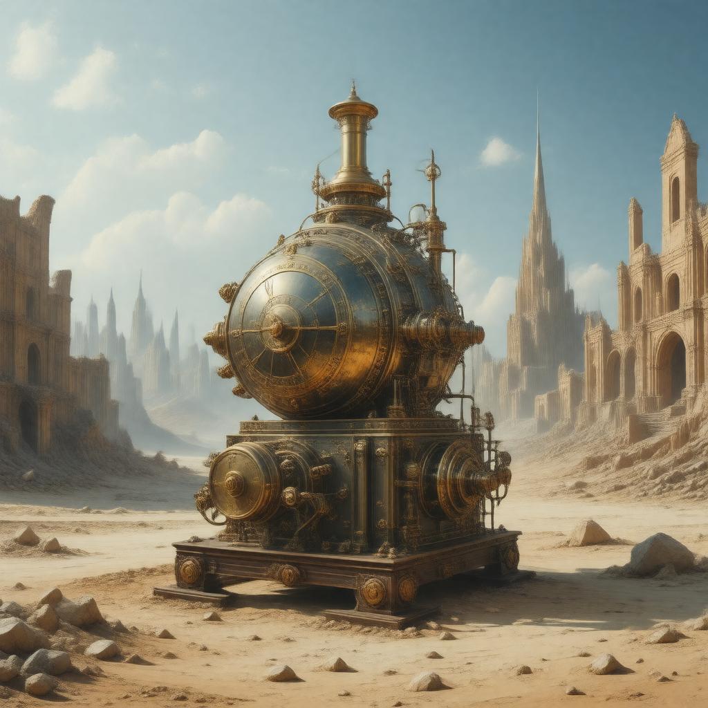 AI-created image of The Time Machine
