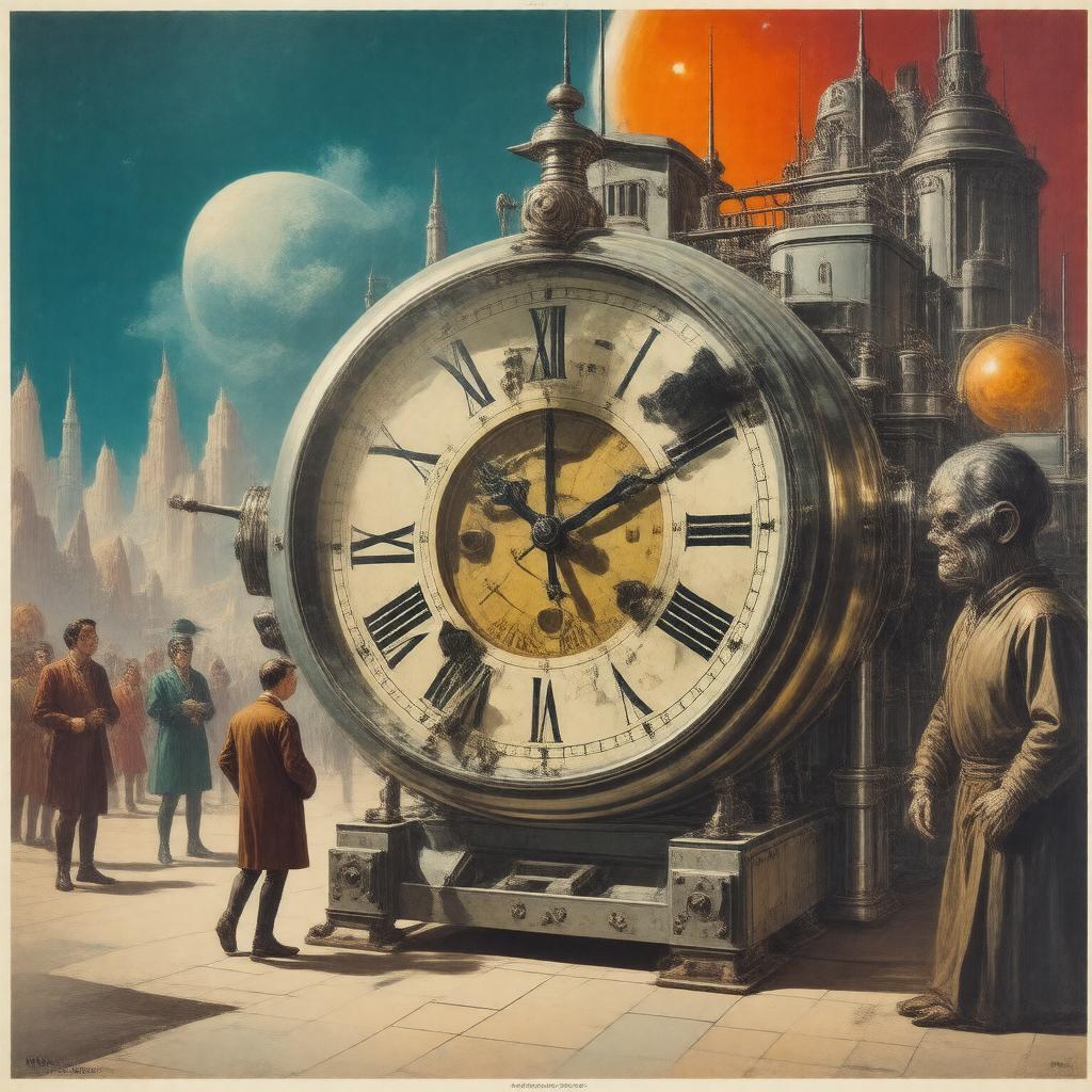 AI-created image of The Time Machine (1960 film)