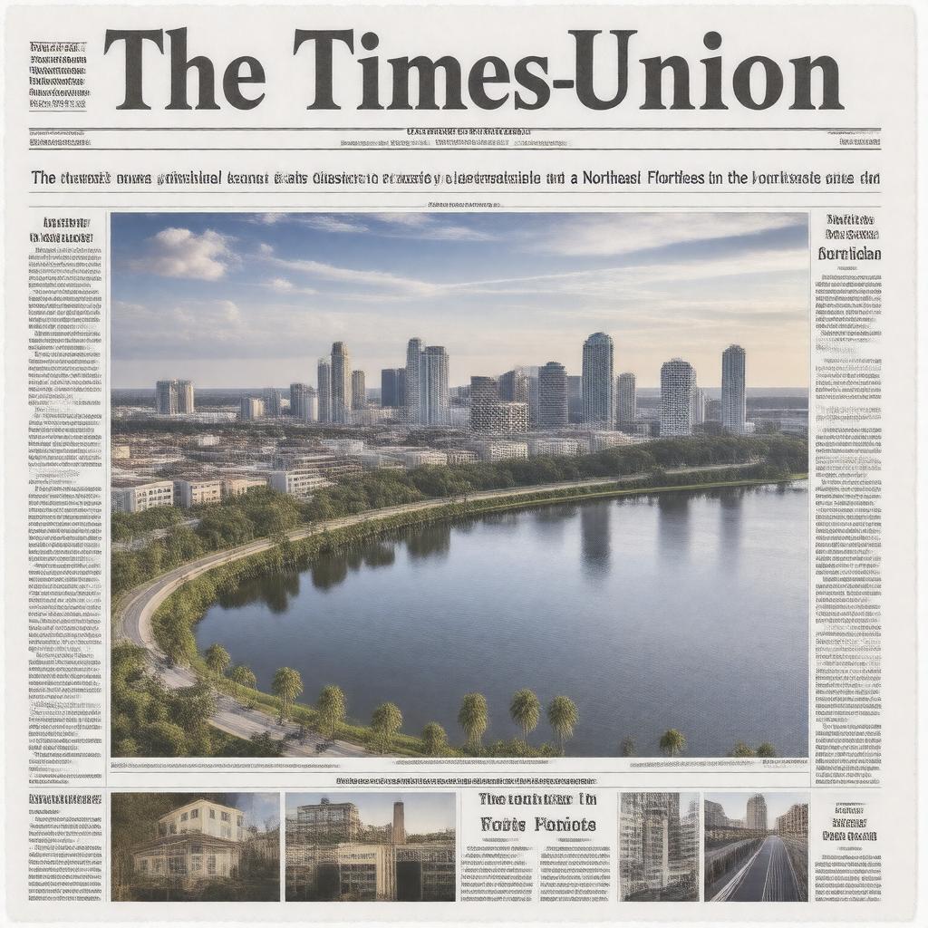 AI-created image of The Times-Union