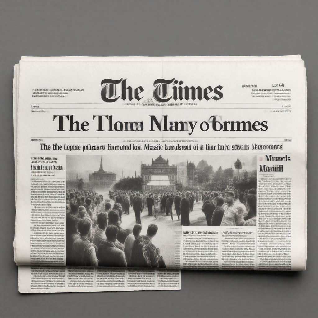 AI-created image of The Times