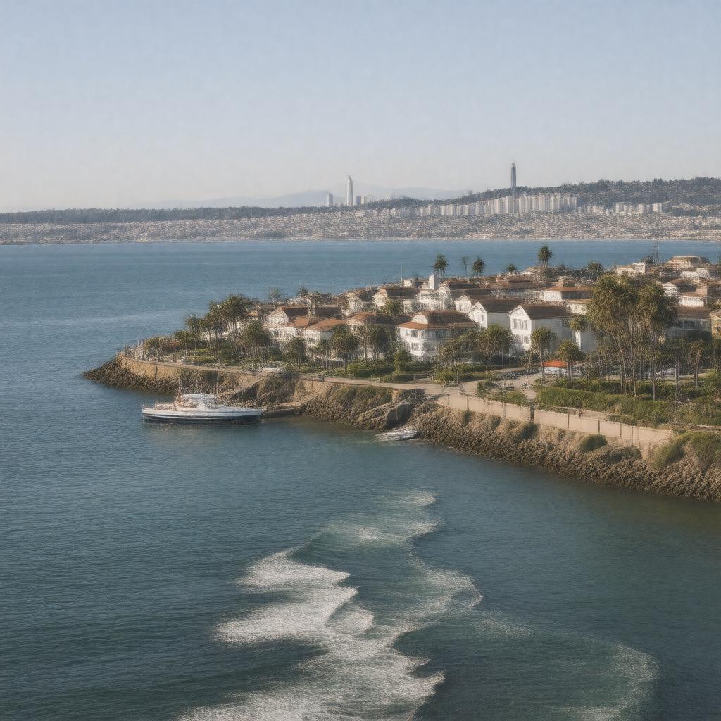 AI-created image of The Town by the Bay