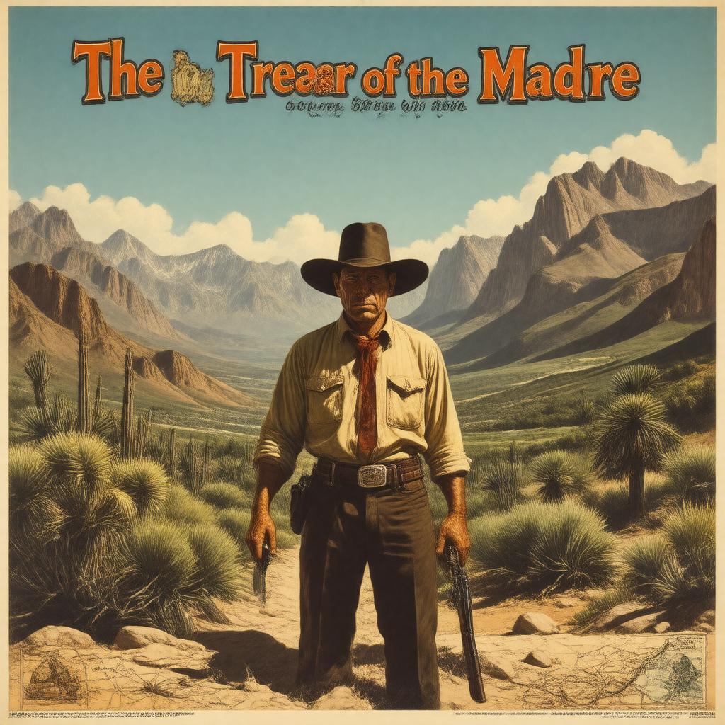 AI-created image of The Treasure of the Sierra Madre