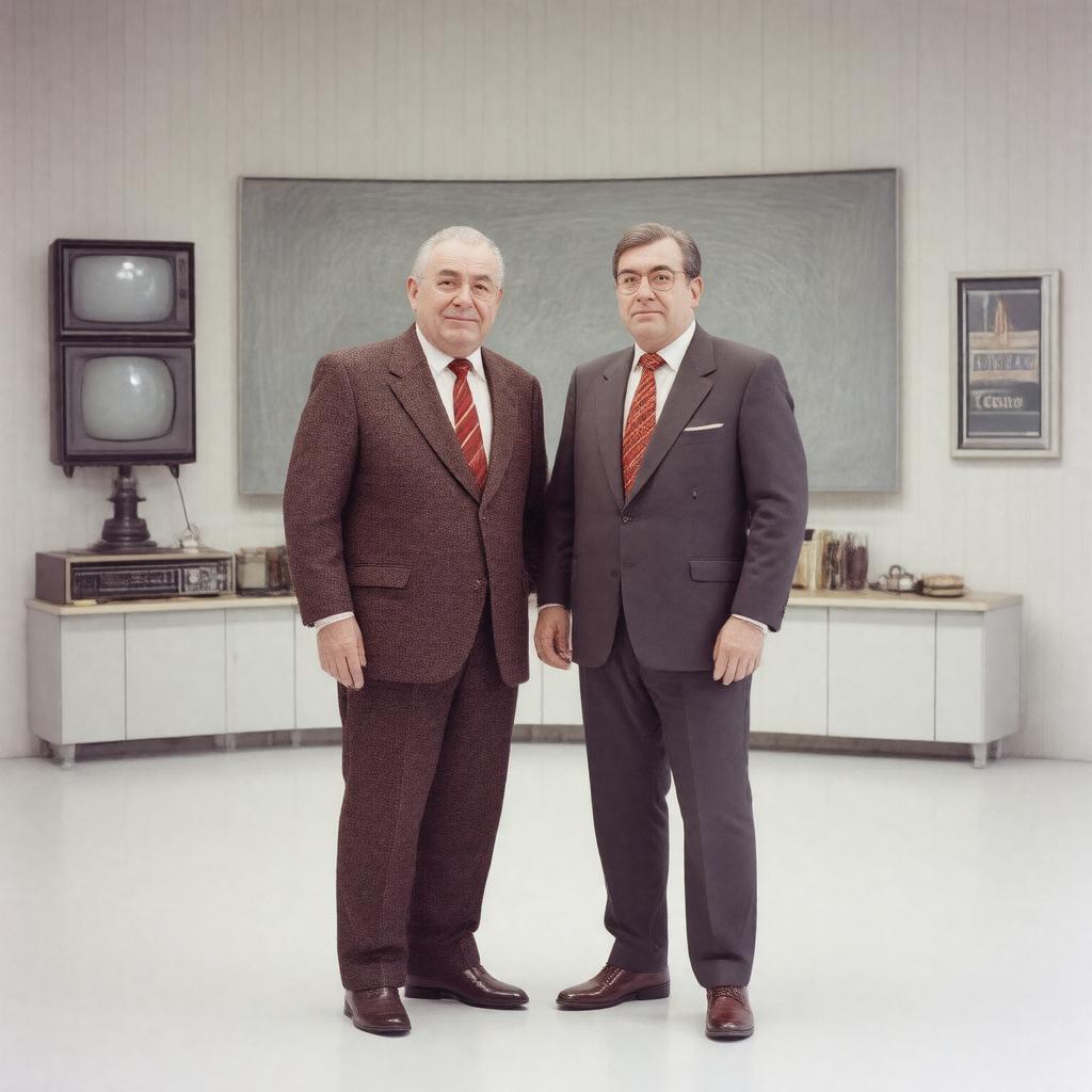AI-created image of The Two Ronnies