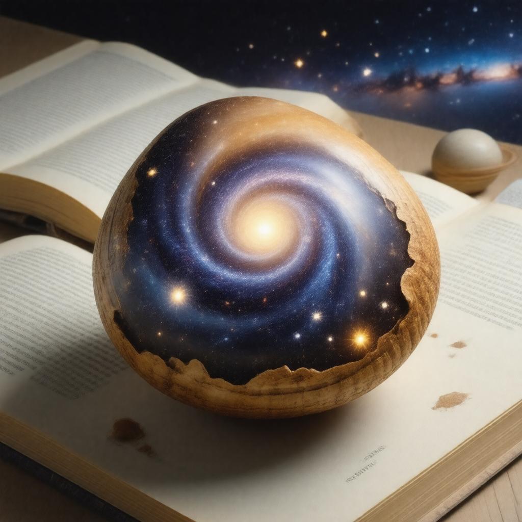 AI-created image of The Universe in a Nutshell