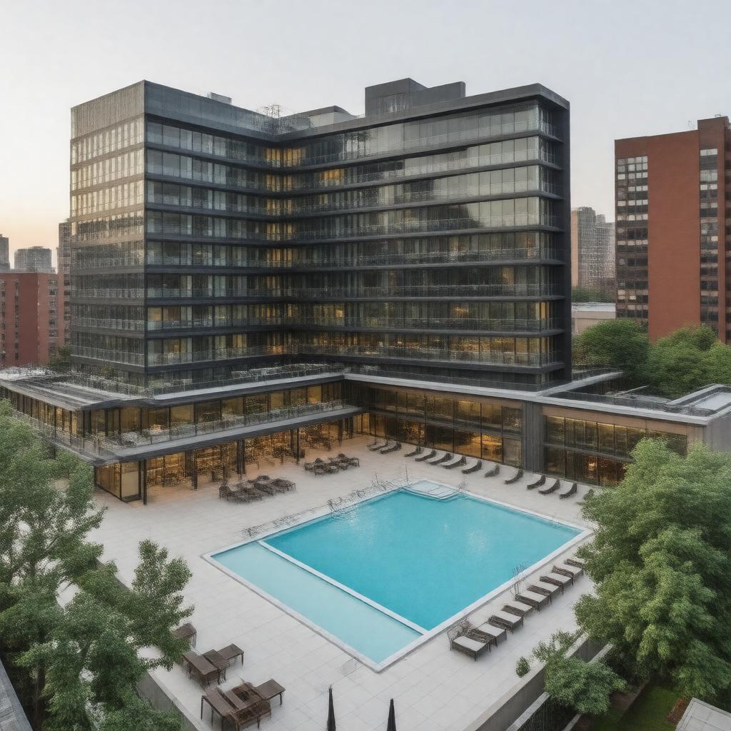 AI-created image of The University Place