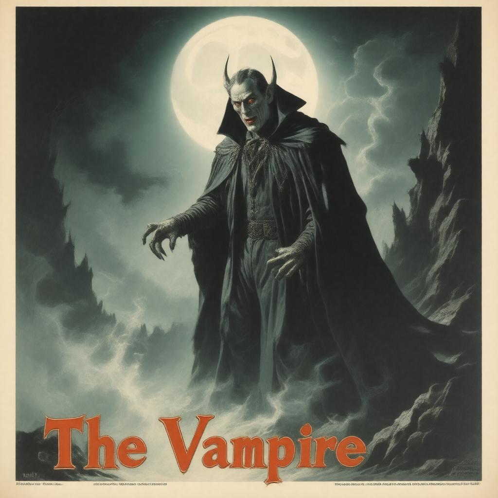 AI-created image of The Vampire