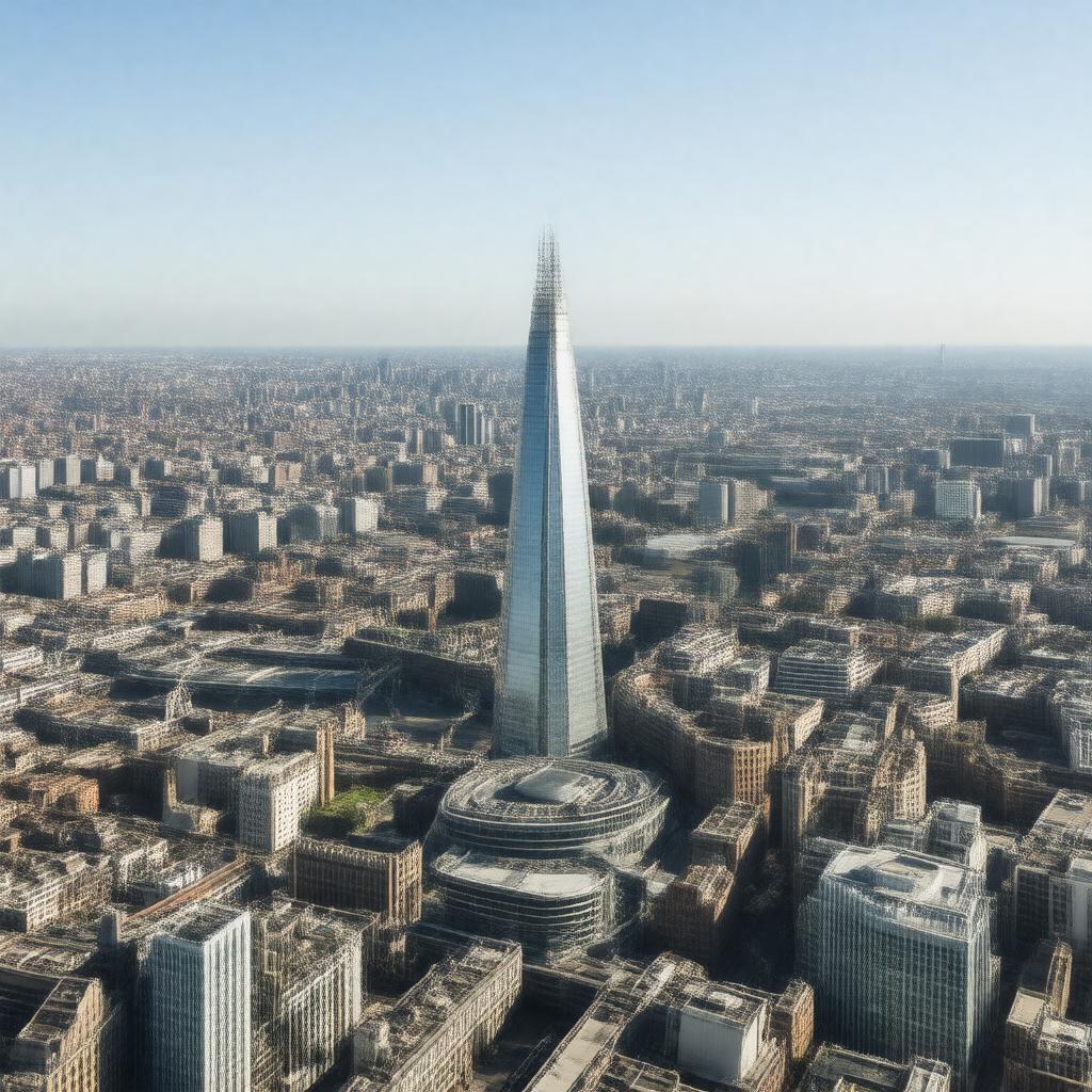 AI-created image of The View from The Shard