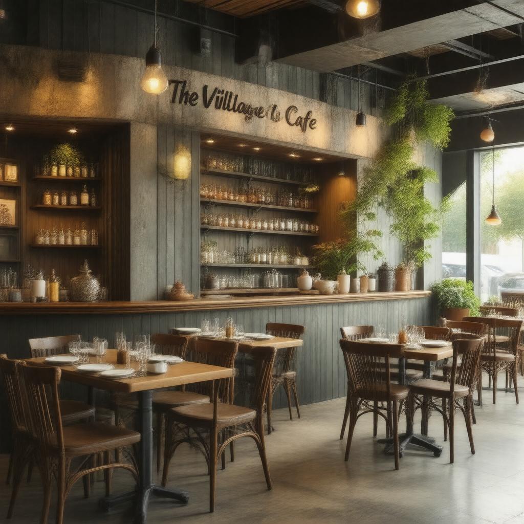 AI-created image of The Village Cafe