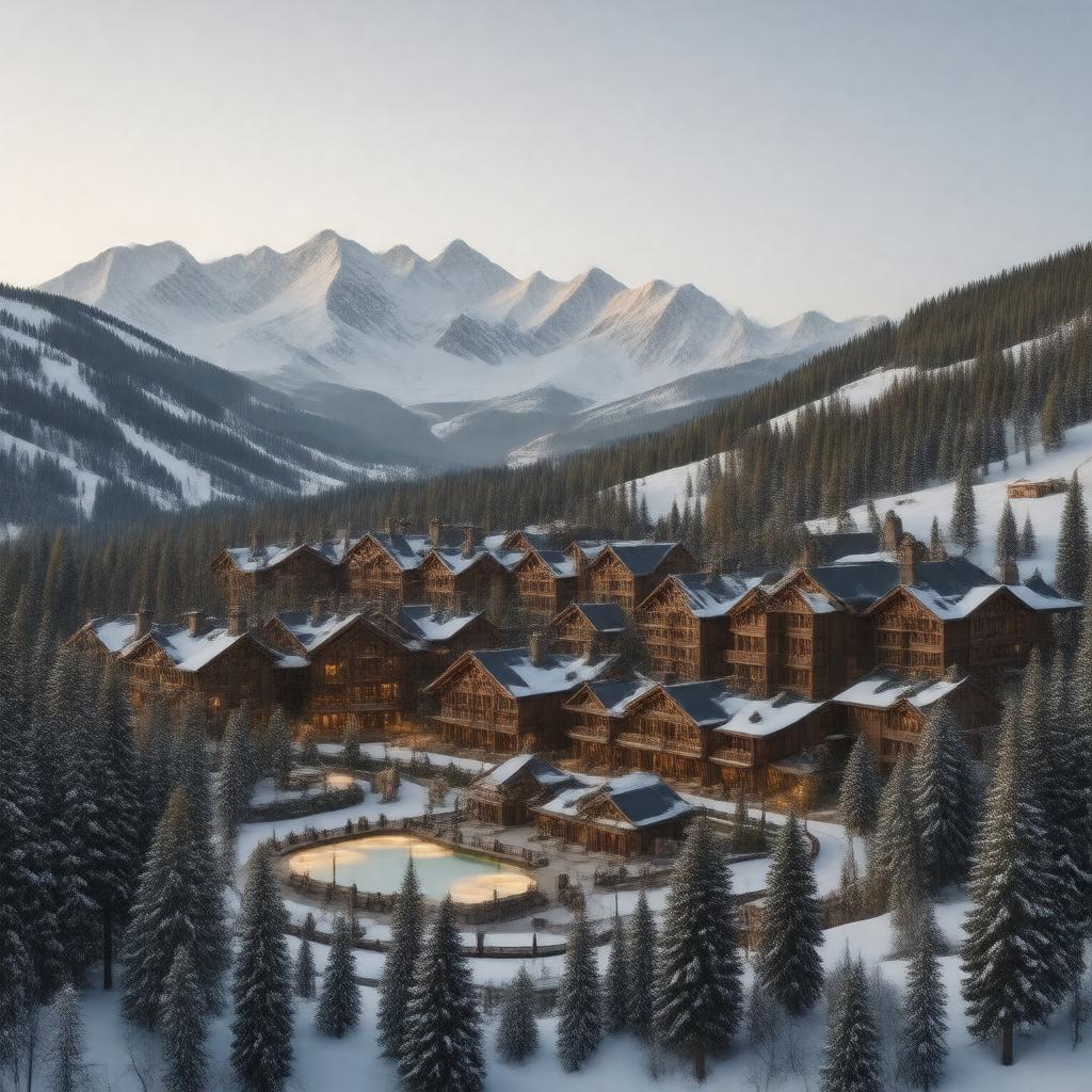 AI-created image of The Village at Squaw Valley