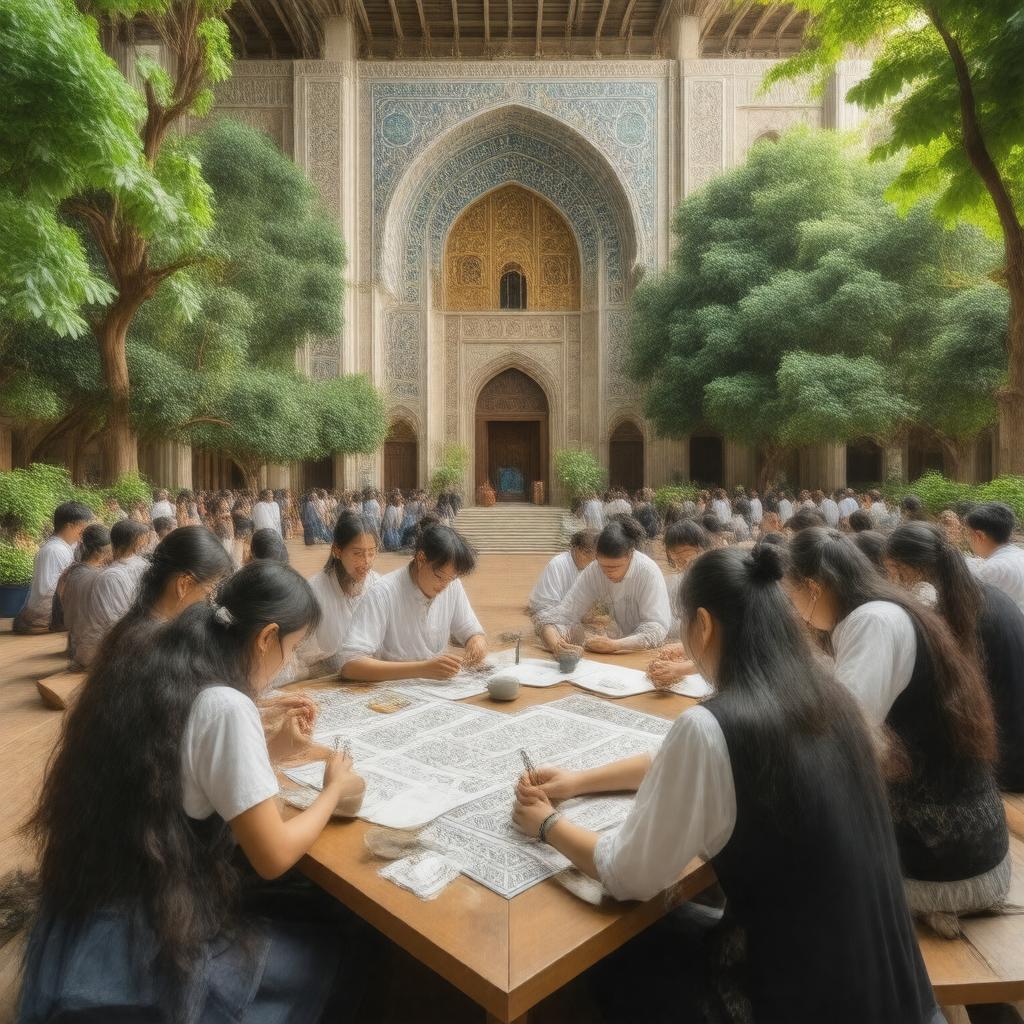 AI-created image of The Visual Islamic and Traditional Arts Programme