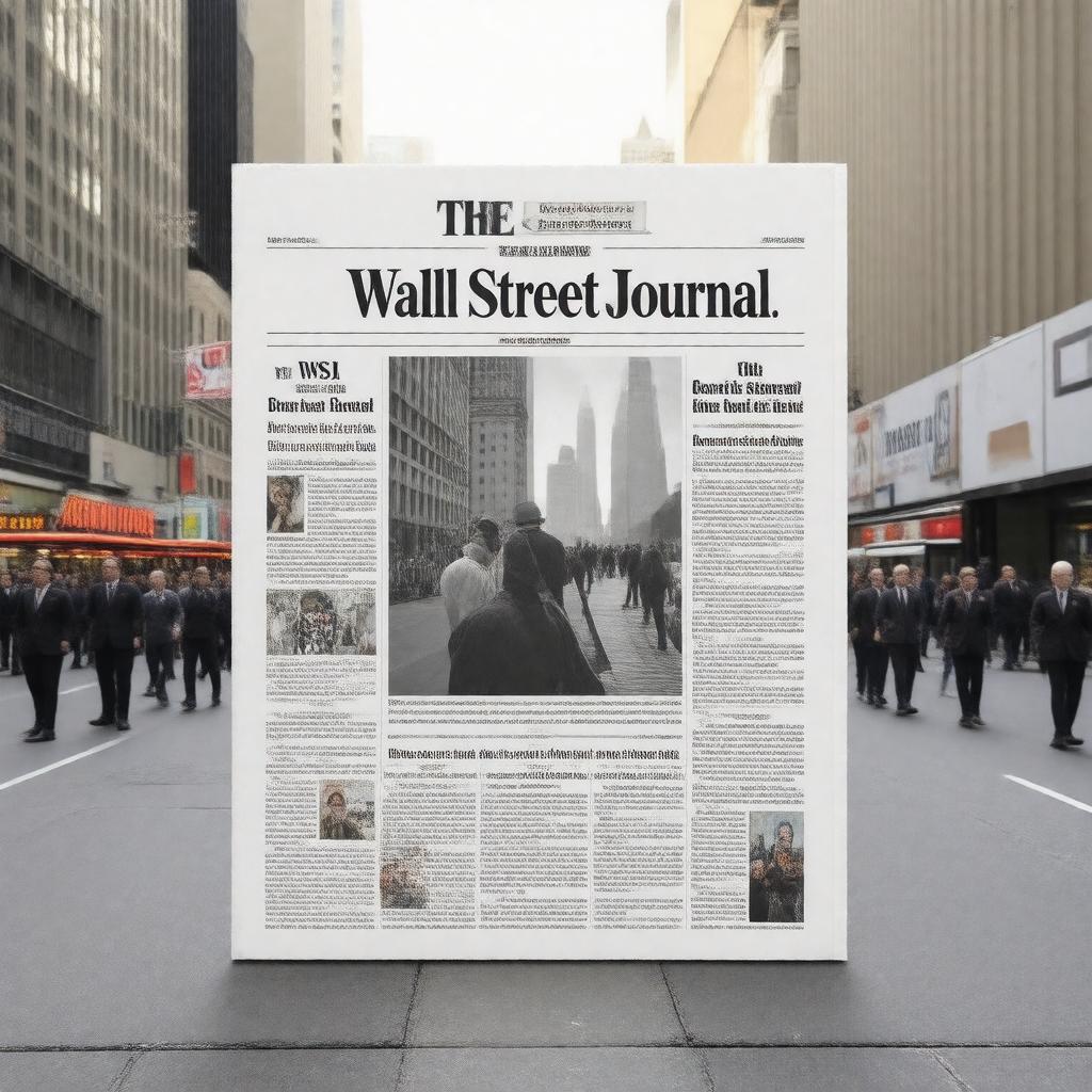 AI-created image of The Wall Street Journal