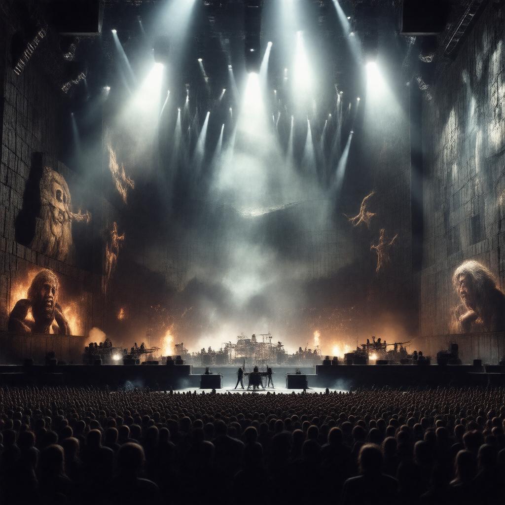 AI-created image of The Wall Tour