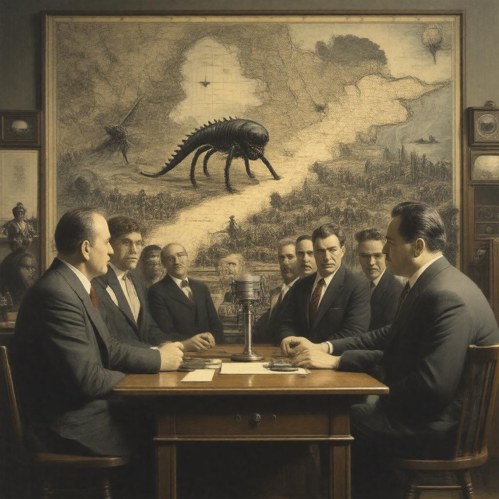 AI-created image of The War of the Worlds (1938 radio drama)