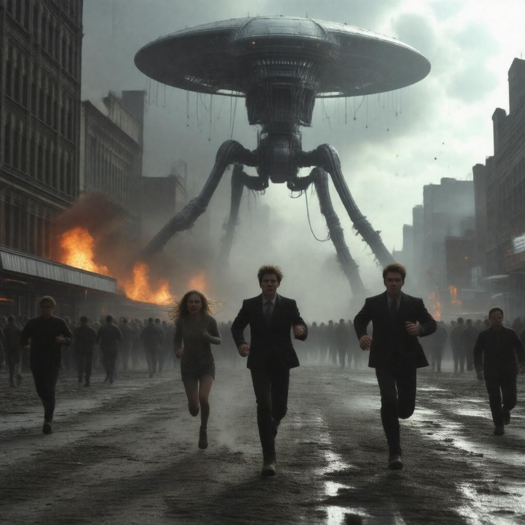 AI-created image of The War of the Worlds (2005 film)