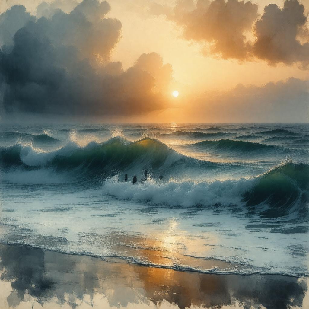 AI-created image of The Waves