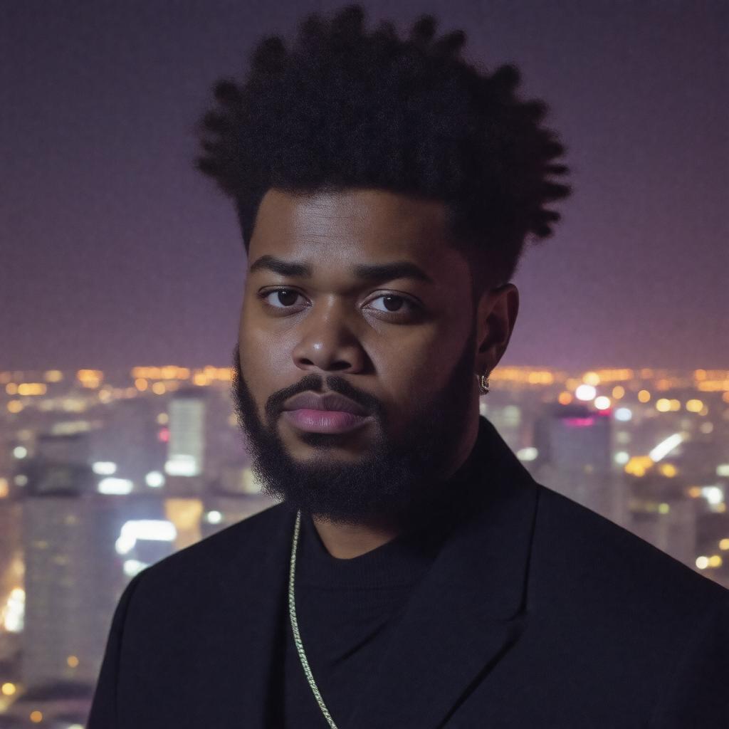 AI-created image of The Weeknd