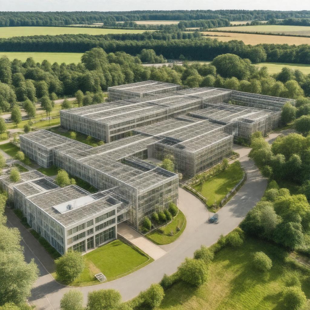 AI-created image of The Wellcome Trust Sanger Institute