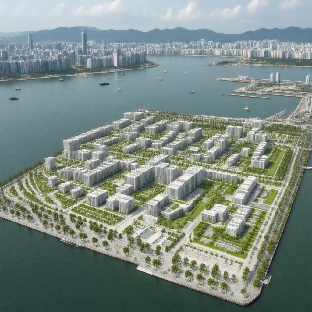 AI-created image of The West Kowloon Cultural District