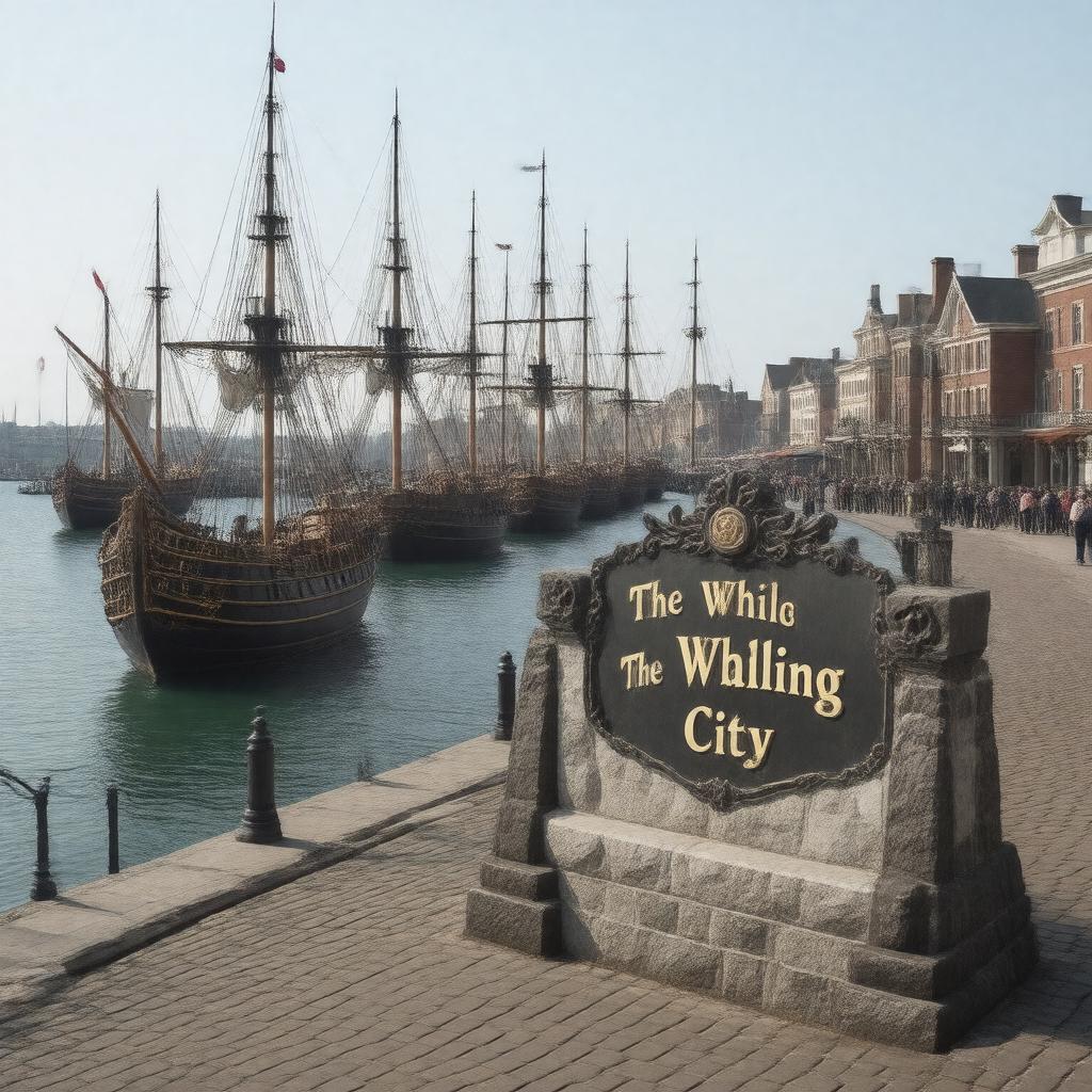 AI-created image of The Whaling City