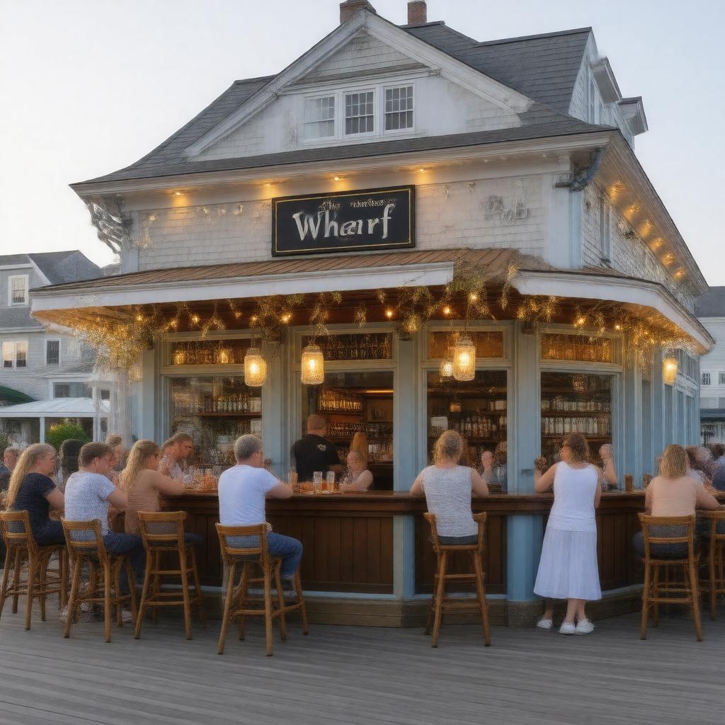 AI-created image of The Wharf Pub