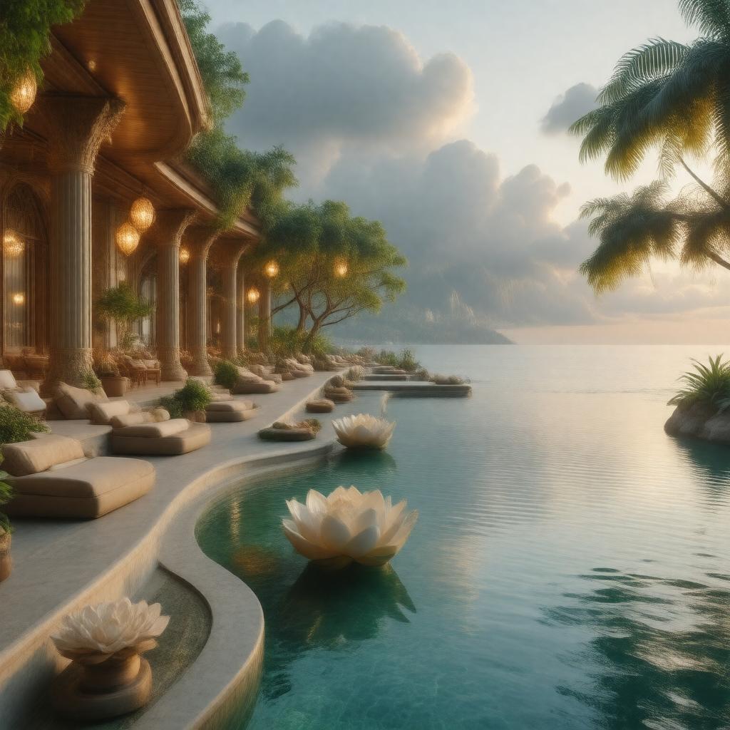 AI-created image of The White Lotus
