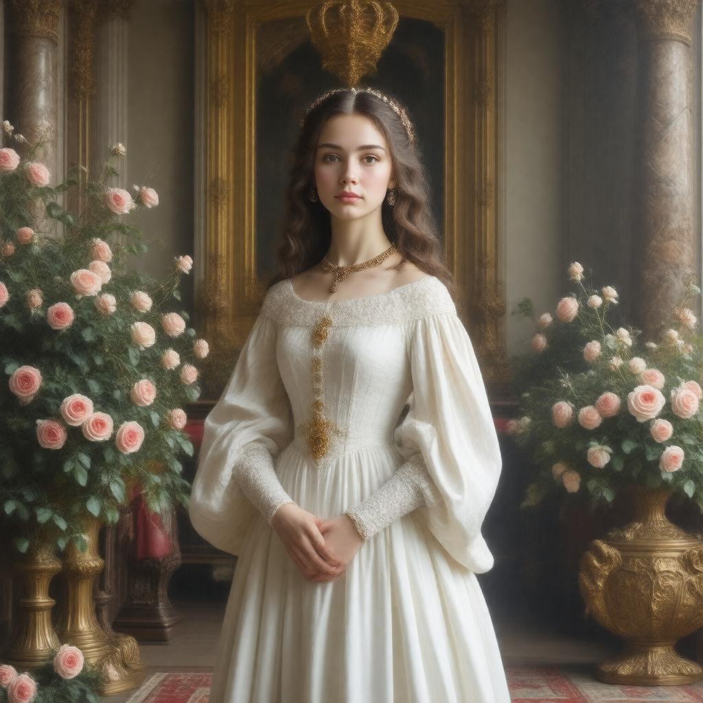AI-created image of The White Princess