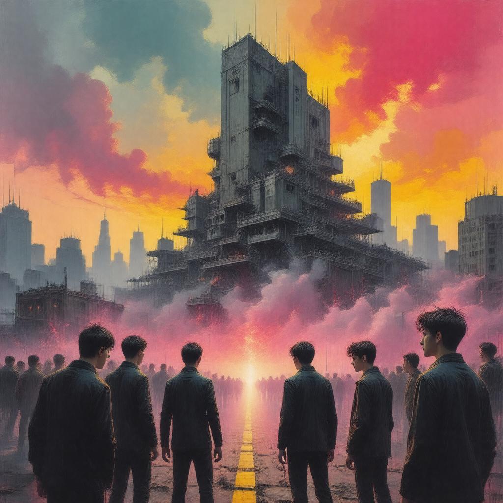 AI-created image of The Wild Boys