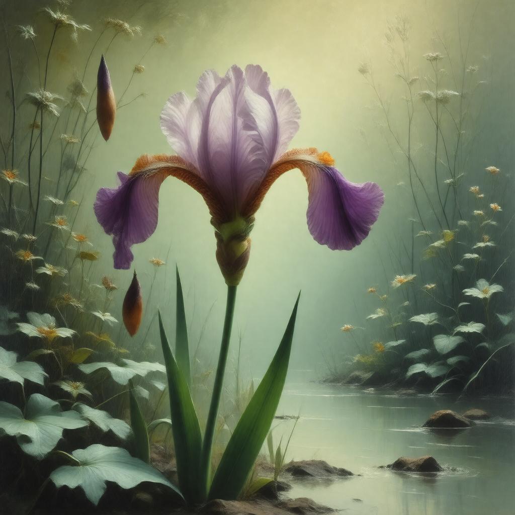 AI-created image of The Wild Iris
