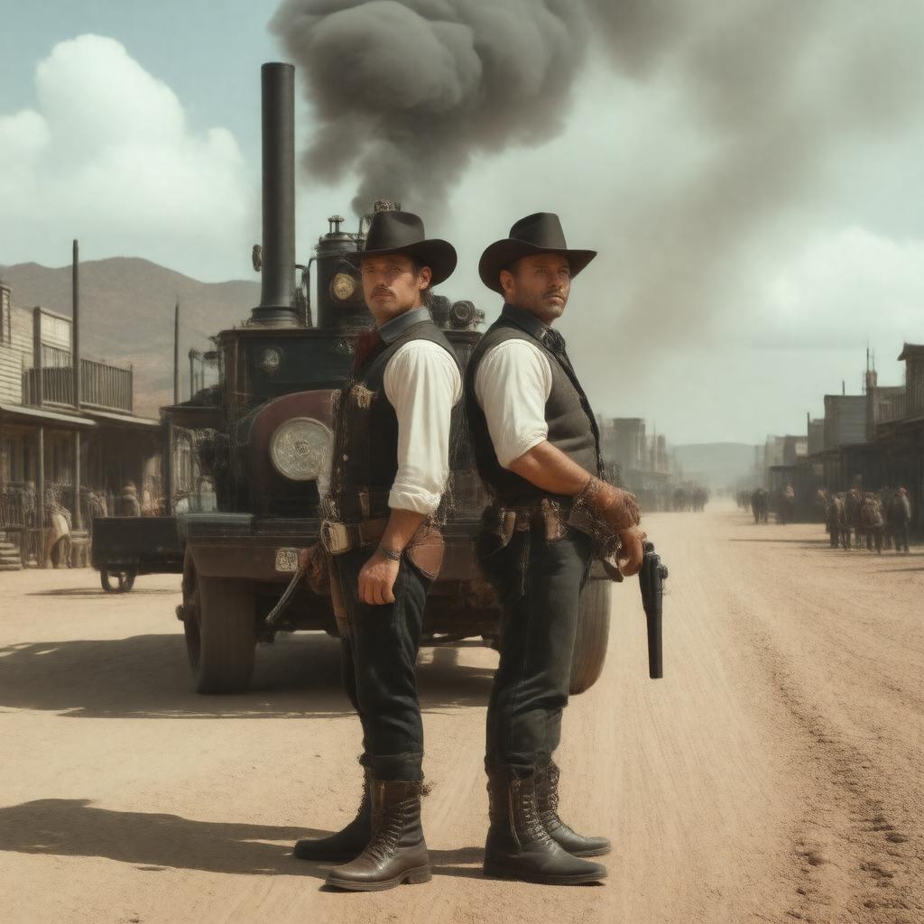 AI-created image of The Wild Wild West