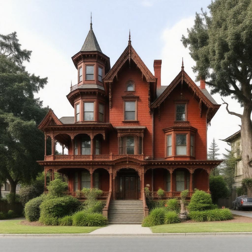 AI-created image of The William Carson House