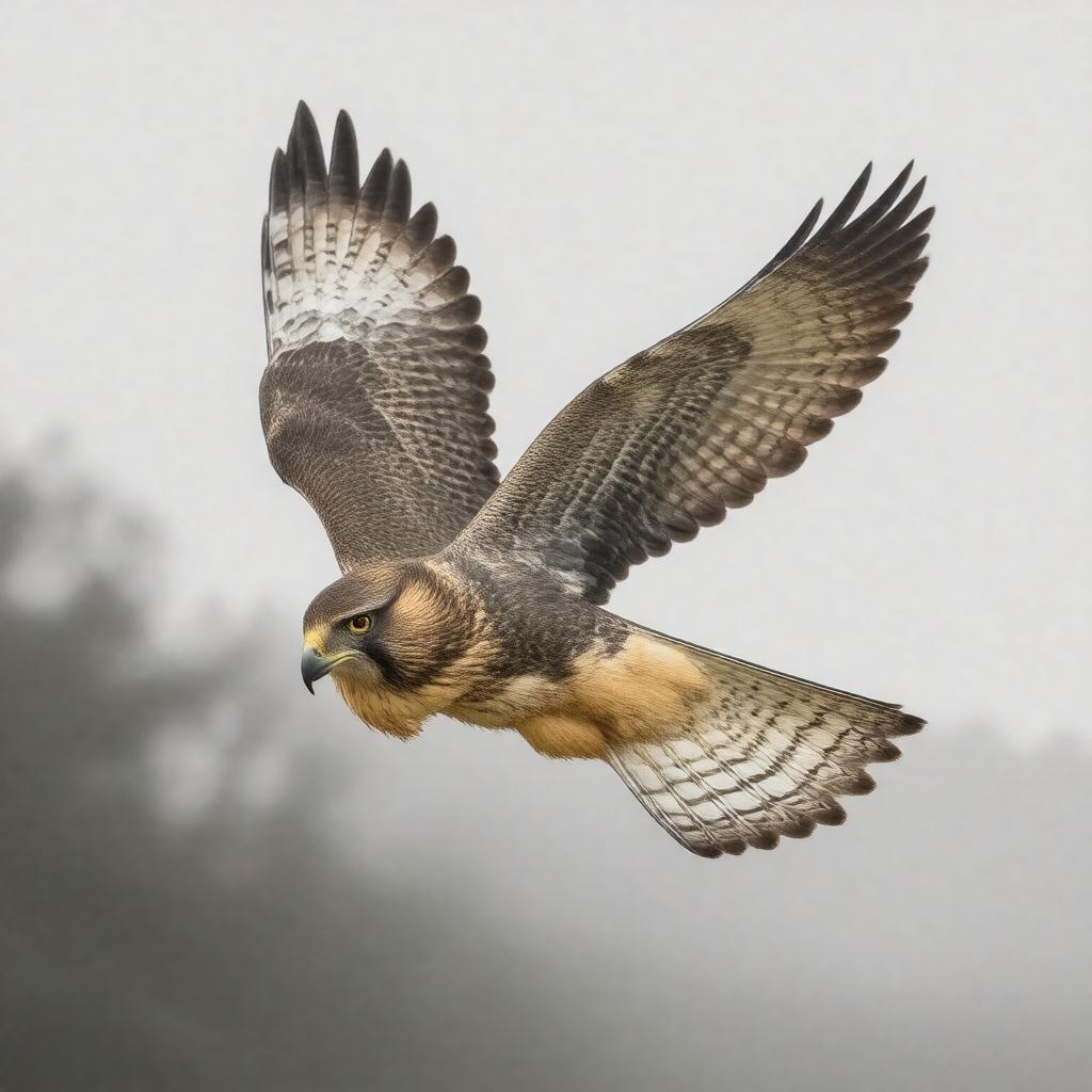 AI-created image of The Windhover