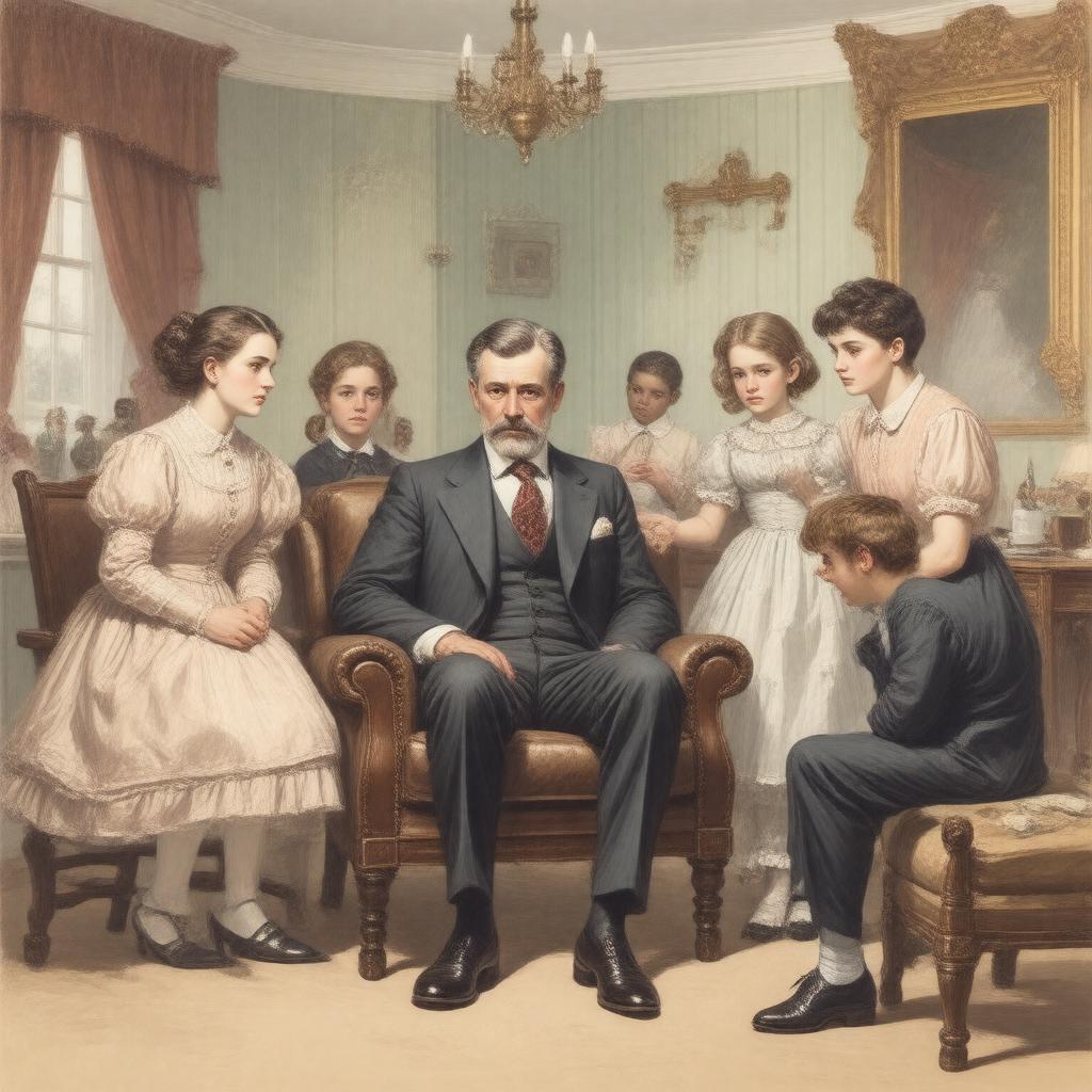 AI-created image of The Winslow Boy