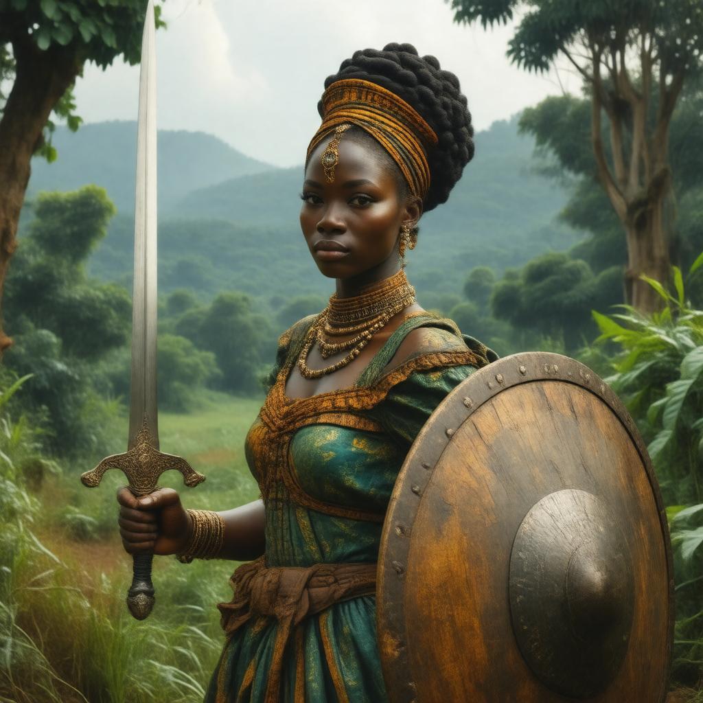 AI-created image of The Woman King