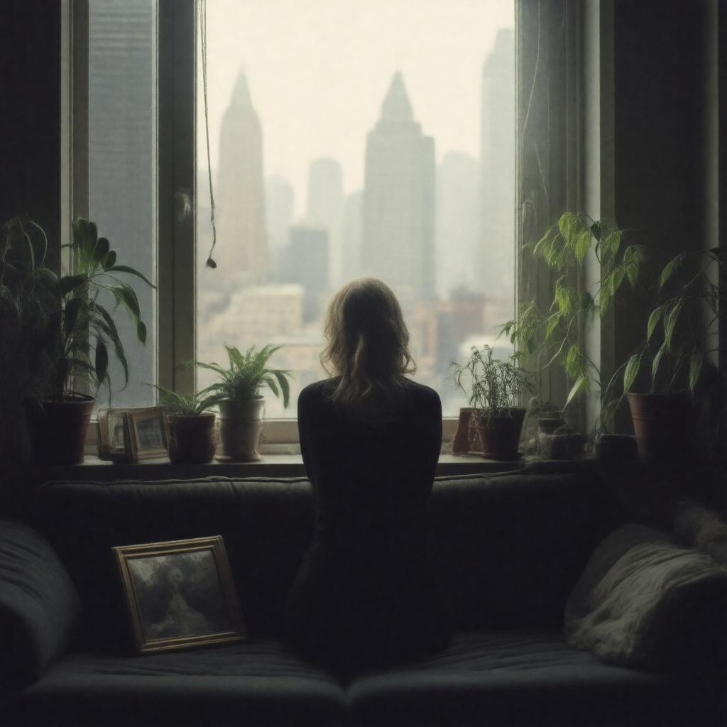 AI-created image of The Woman in the Window