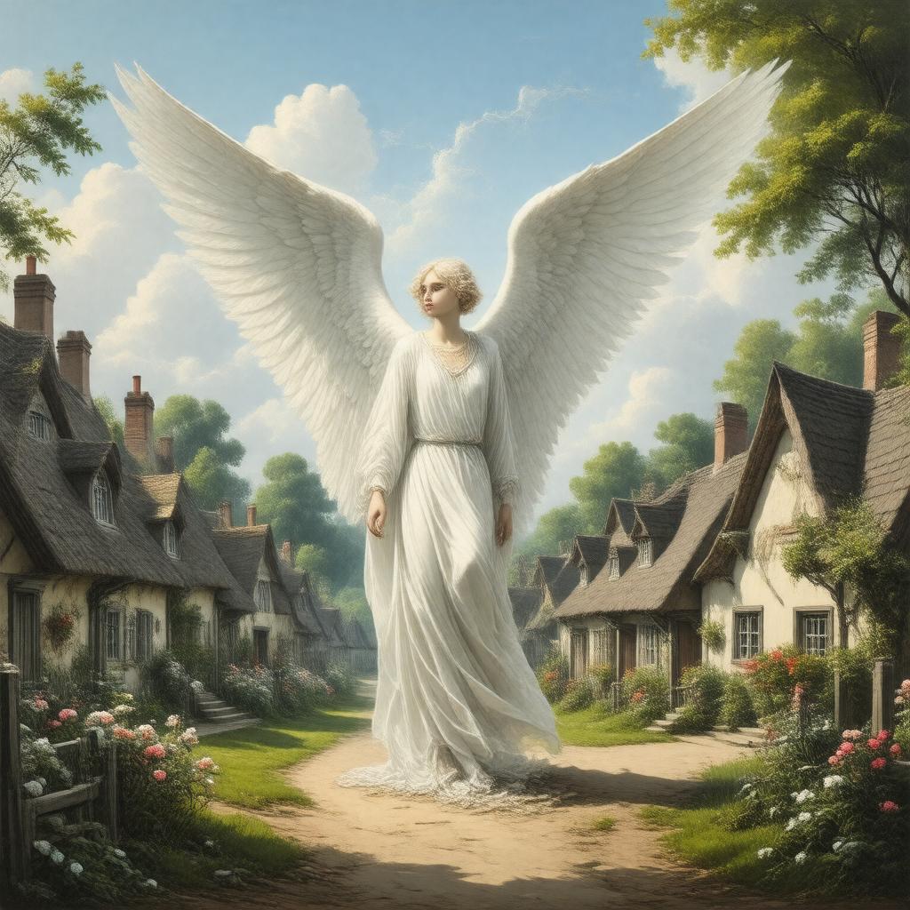 AI-created image of The Wonderful Visit