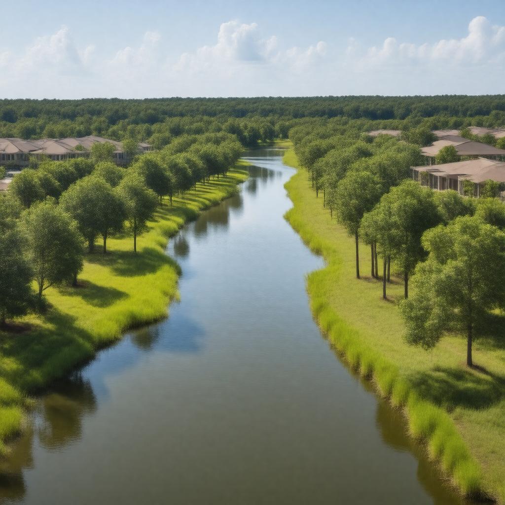 AI-created image of The Woodlands, Texas, USA