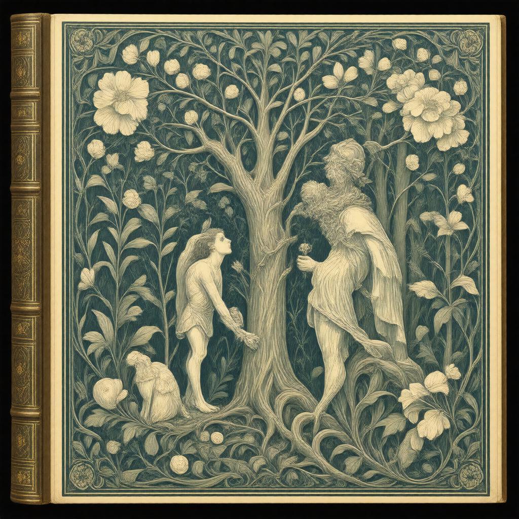 Click to view larger image AI-created image of The Works of Geoffrey Chaucer