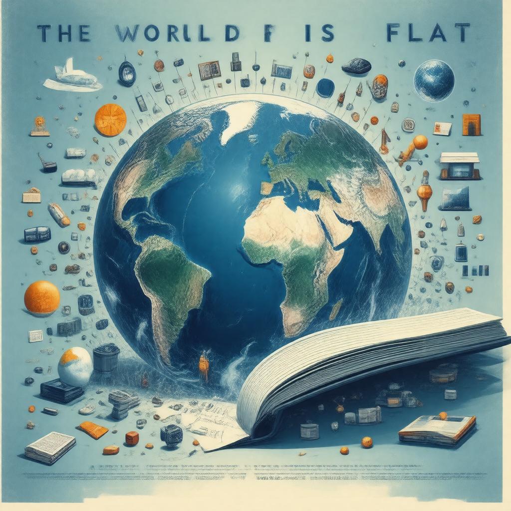 AI-created image of The World Is Flat