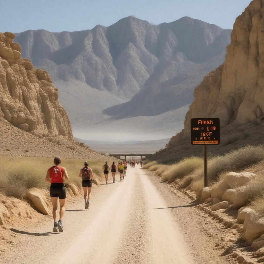 AI-created image of The World’s Toughest Foot Race