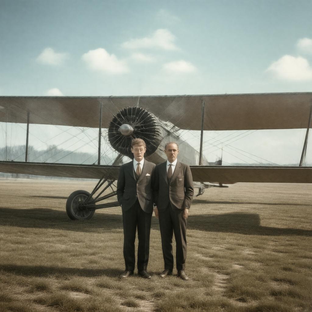 AI-created image of The Wright Brothers