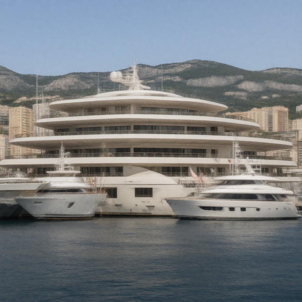 AI-created image of The Yacht Club de Monaco