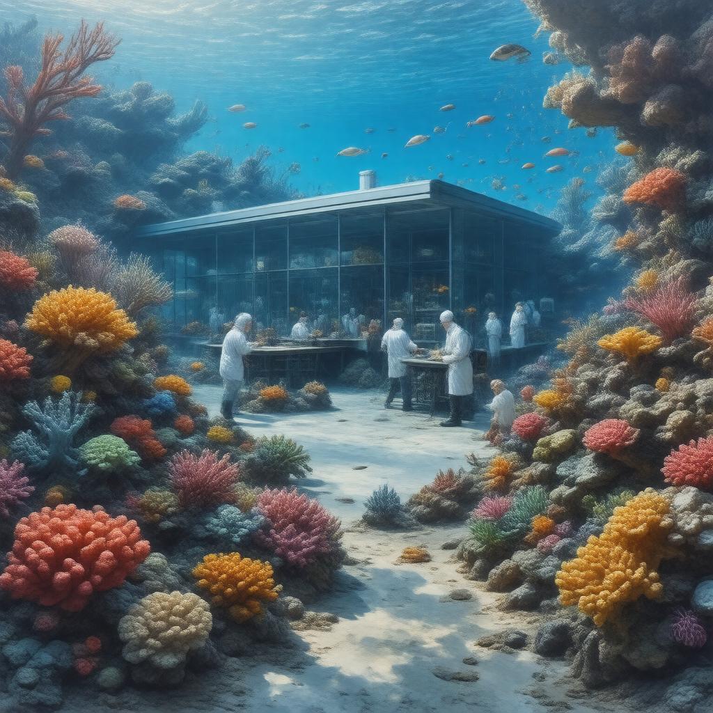 AI-created image of The Yawkey Coral Reef Center