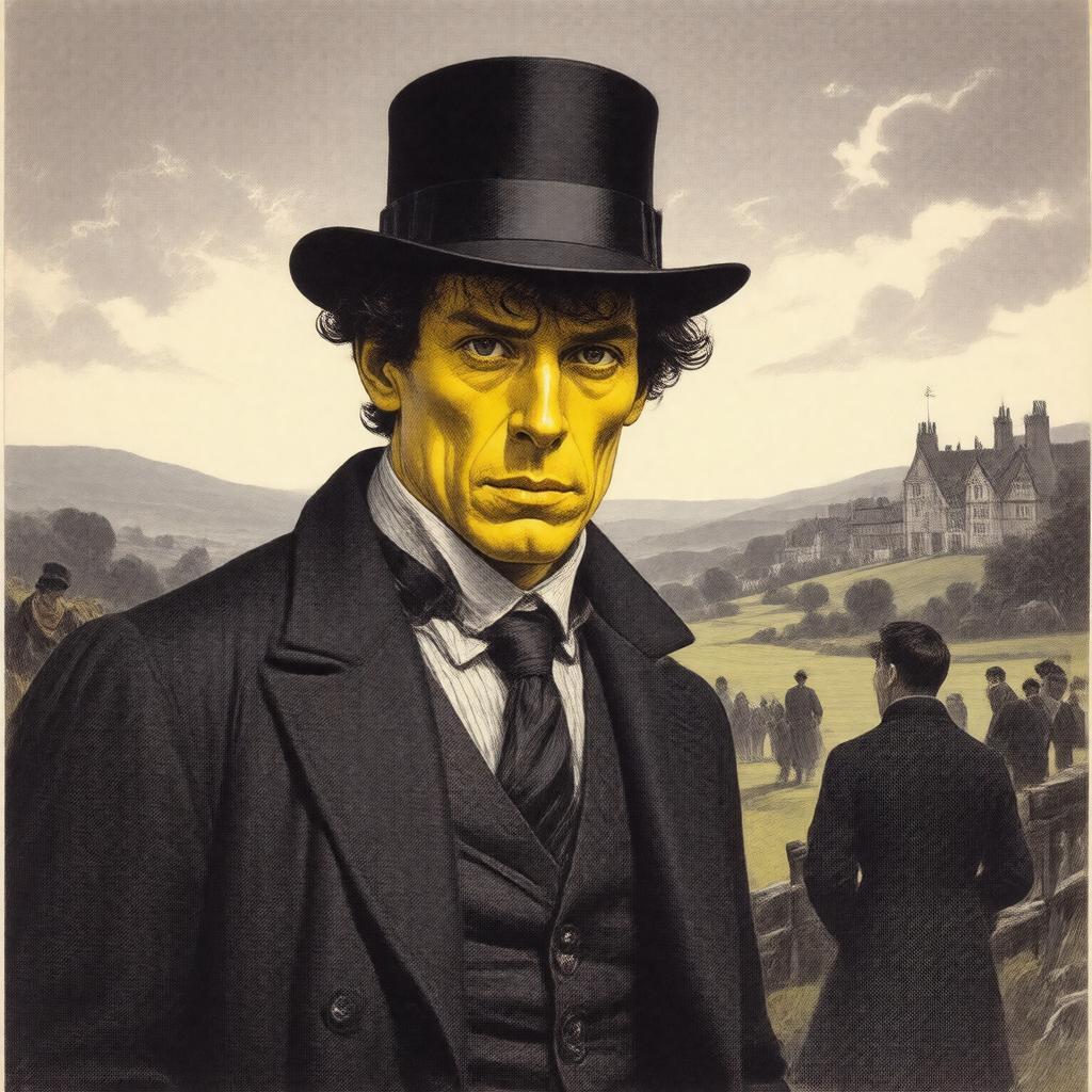 AI-created image of The Yellow Face