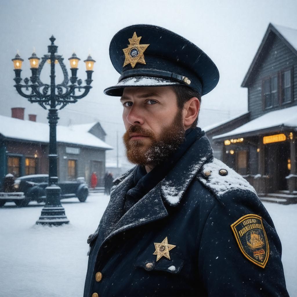 AI-created image of The Yiddish Policemen's Union