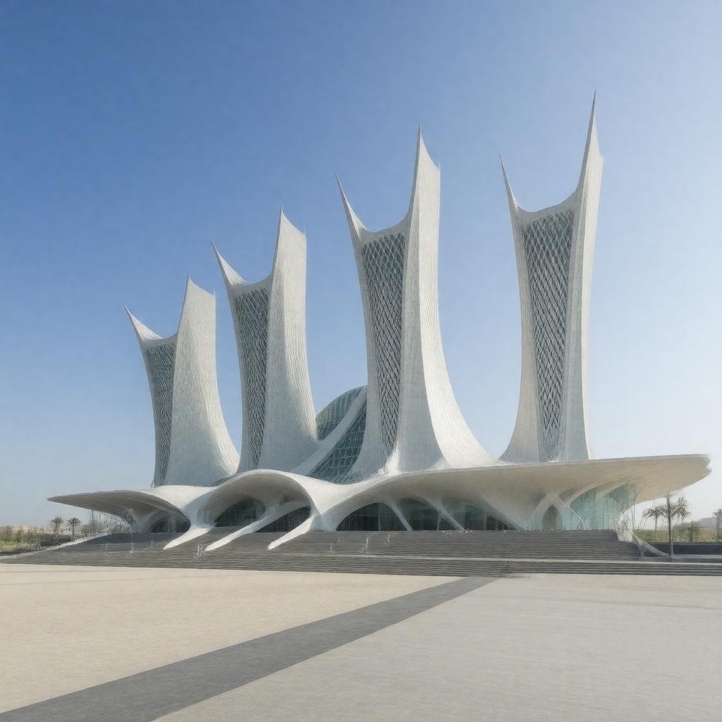 AI-created image of The Zayed National Museum